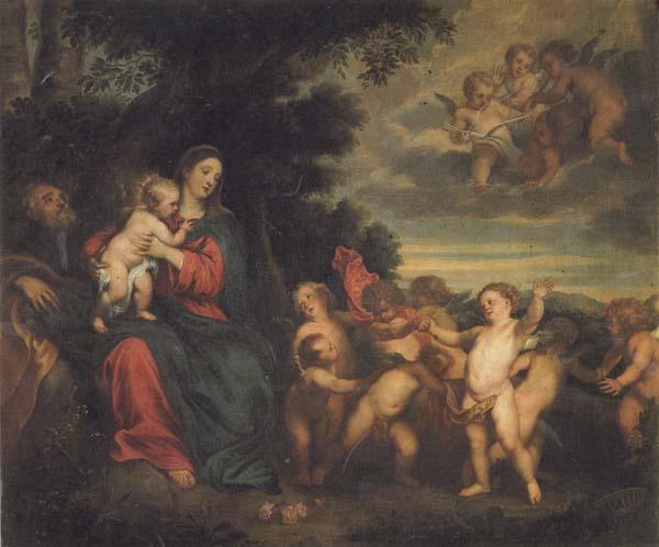 Anthony Van Dyck The Rest on the Flight into Egypt